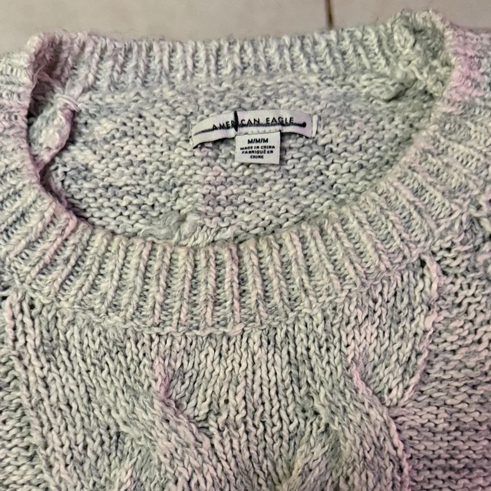 American Eagle Sweater Knit Dress Light Gray - Picture 5 of 5